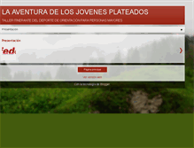 Tablet Screenshot of jovenesplateados.org